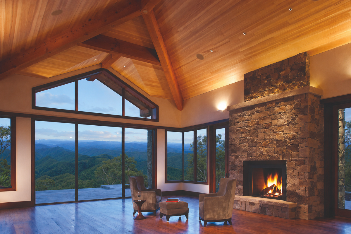 Kalang retreat hemlock ceiling 